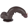 LoveToy SlidingSkin Gode avec Bourses Sliding Skin 17 x 4cm Noir